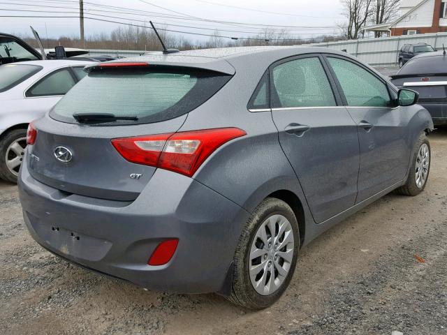 KMHD35LH2GU286603 - 2016 HYUNDAI ELANTRA GT GRAY photo 4