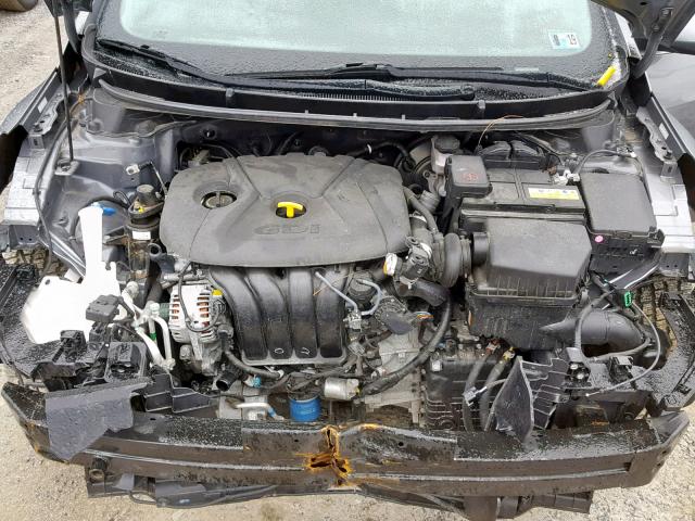 KMHD35LH2GU286603 - 2016 HYUNDAI ELANTRA GT GRAY photo 7