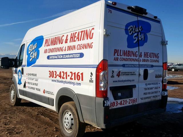 3C6TRVCG0HE535395 - 2017 RAM PROMASTER 白色 照片 3