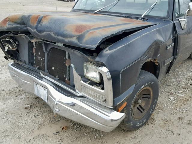 1B7HE16Y7MS353417 - 1991 DODGE D-SERIES D BLACK photo 9