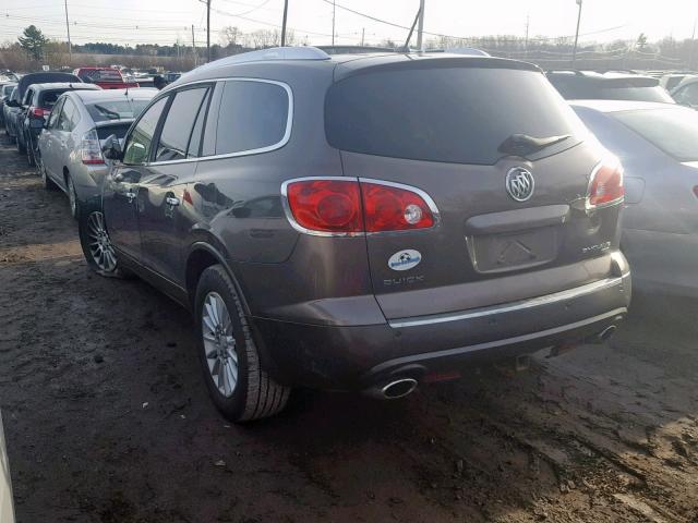 5GAEV23768J247431 - 2008 BUICK ENCLAVE CX GRAY photo 3