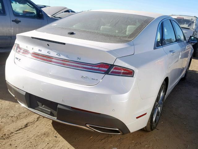 3LN6L5F93JR629155 - 2018 LINCOLN MKZ RESERV WHITE photo 4