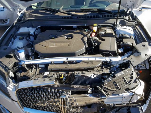 3LN6L5F93JR629155 - 2018 LINCOLN MKZ RESERV WHITE photo 7