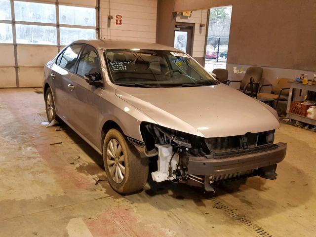 1VWAH7A32DC081261 - 2013 VOLKSWAGEN PASSAT S SILVER photo 1