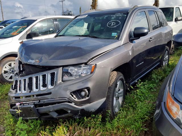 1C4NJDBB1FD339263 - 2015 JEEP COMPASS SP GRAY photo 2