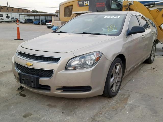 1G1ZB5E1XBF230752 - 2011 CHEVROLET MALIBU LS GOLD photo 2