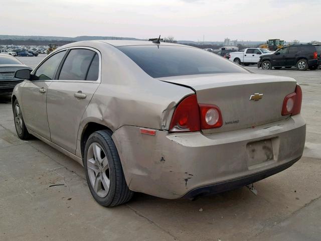 1G1ZB5E1XBF230752 - 2011 CHEVROLET MALIBU LS GOLD photo 3
