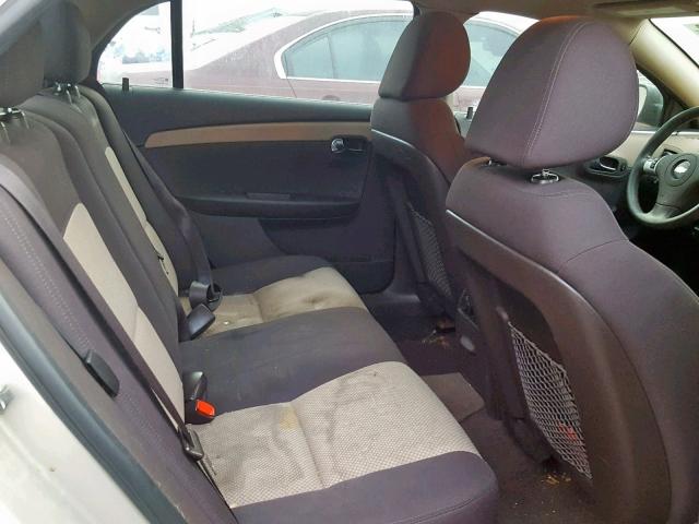 1G1ZB5E1XBF230752 - 2011 CHEVROLET MALIBU LS GOLD photo 6