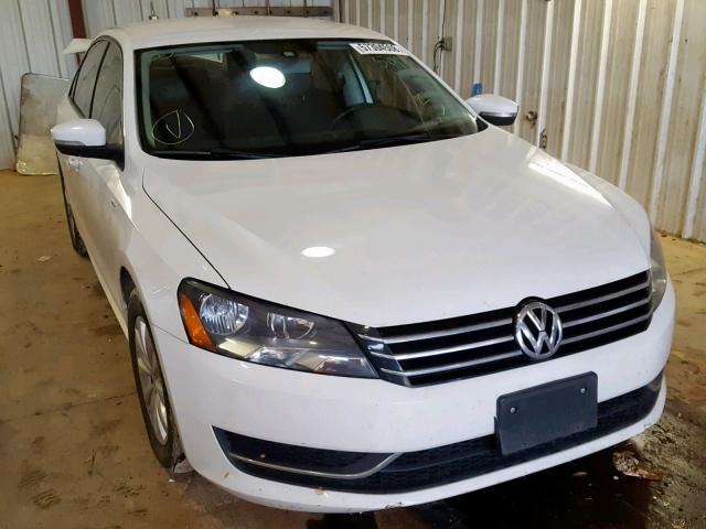 1VWAT7A34EC075011 - 2014 VOLKSWAGEN PASSAT S WHITE photo 1