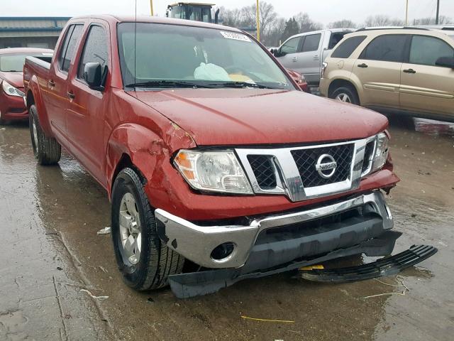 1N6AD09U29C409351 - 2009 NISSAN FRONTIER C RED photo 1