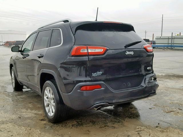 1C4PJLCB7GW363722 - 2016 JEEP CHEROKEE L BLACK photo 3