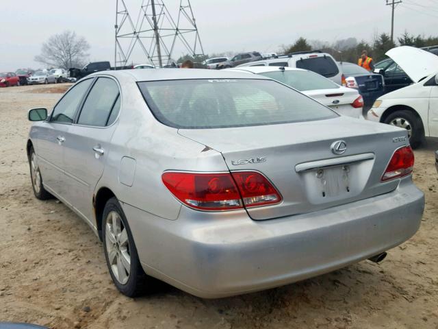 JTHBA30G555092462 - 2005 LEXUS ES 330 GRAY photo 3