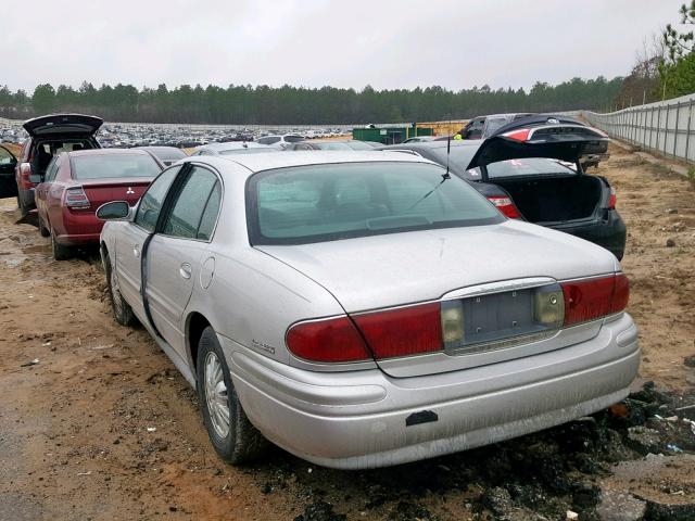 1G4HR54K32U157966 - 2002 BUICK LESABRE LI SILVER photo 3