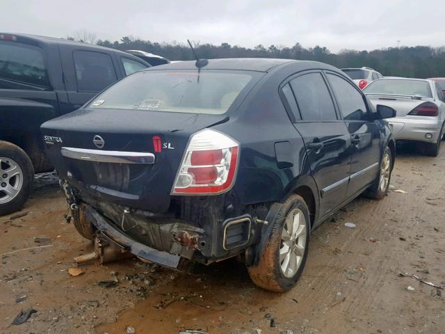 3N1AB6AP9AL681747 - 2010 NISSAN SENTRA 2.0 BLACK photo 4