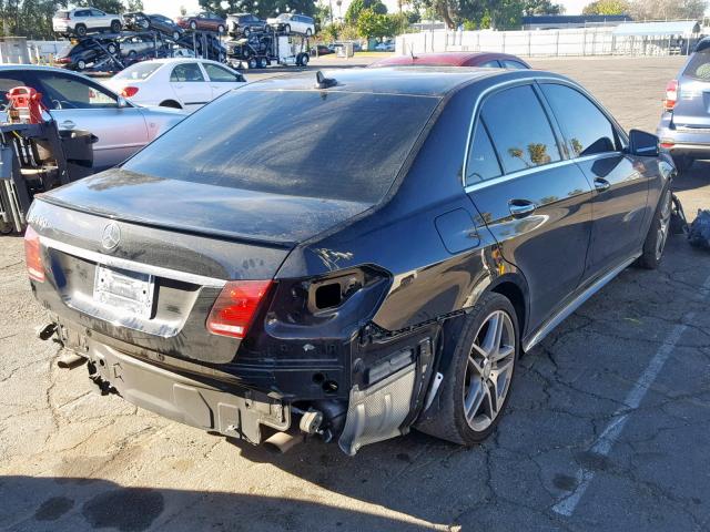 WDDHF5KB8EA967590 - 2014 MERCEDES-BENZ E 350 BLACK photo 4