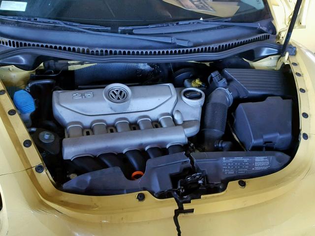 3VWPG3AG3AM001890 - 2010 VOLKSWAGEN NEW BEETLE YELLOW photo 7