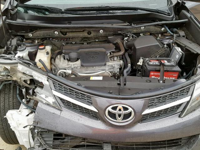 JTMYFREV8FJ052487 - 2015 TOYOTA RAV4 LIMIT GRAY photo 7