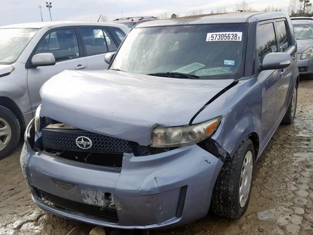 JTLZE4FE7A1097944 - 2010 TOYOTA SCION XB BLUE photo 2