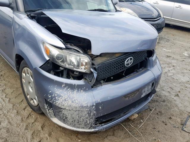 JTLZE4FE7A1097944 - 2010 TOYOTA SCION XB BLUE photo 9