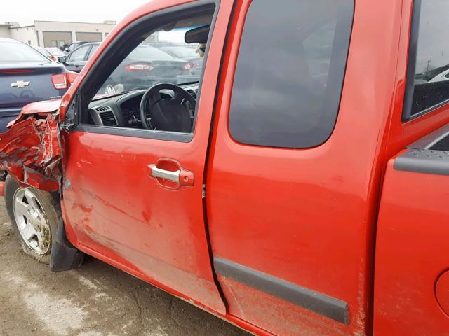 1GCESCFE0C8136753 - 2012 CHEVROLET COLORADO L RED photo 10