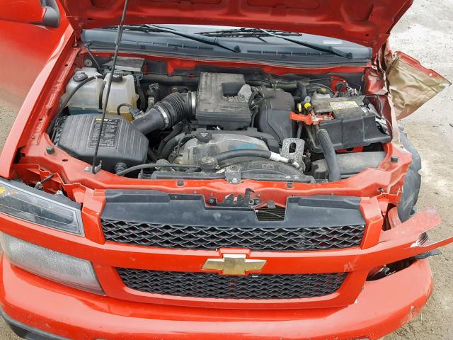 1GCESCFE0C8136753 - 2012 CHEVROLET COLORADO L RED photo 7