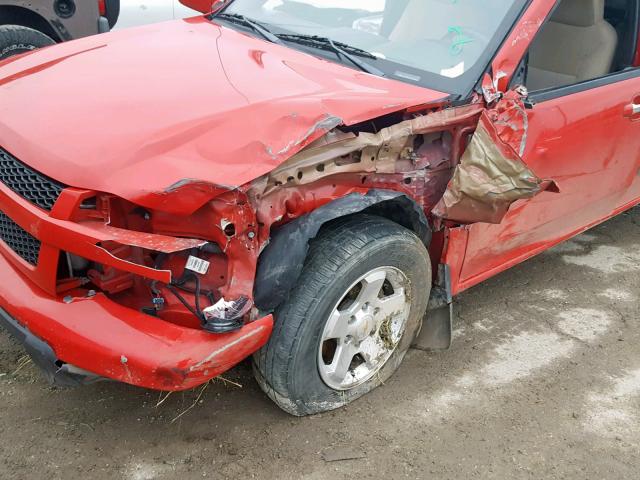 1GCESCFE0C8136753 - 2012 CHEVROLET COLORADO L RED photo 9