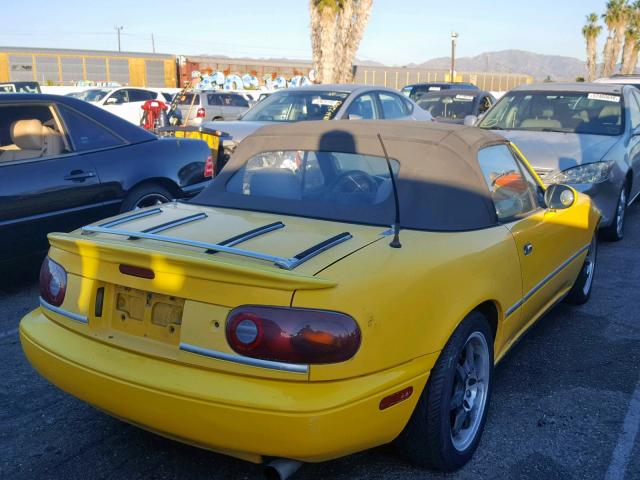 JM1NA3517N1318673 - 1992 MAZDA MX-5 MIATA YELLOW photo 4