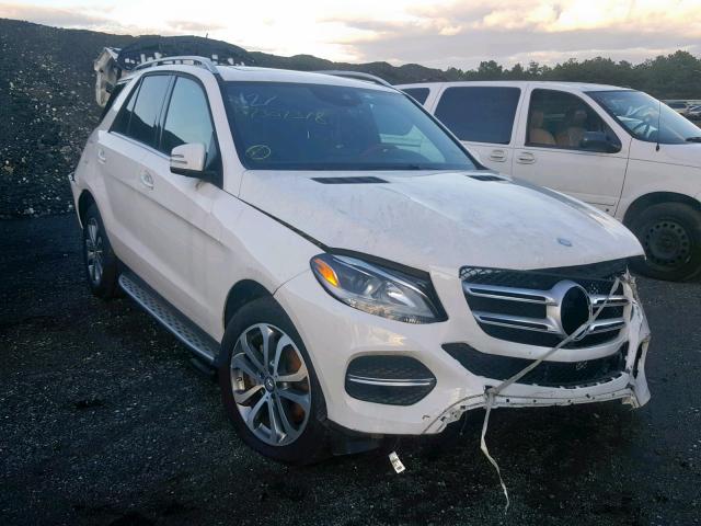 4JGDA5HBXGA723887 - 2016 MERCEDES-BENZ GLE 350 4M WHITE photo 1