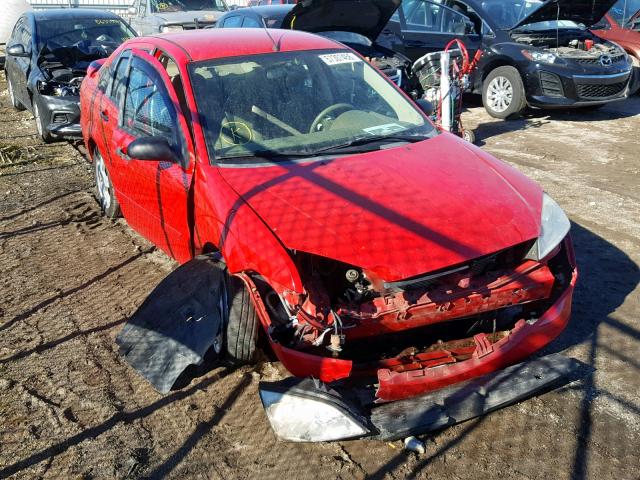 1FAFP34N67W223735 - 2007 FORD FOCUS ZX4 RED photo 1