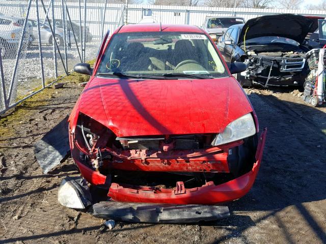 1FAFP34N67W223735 - 2007 FORD FOCUS ZX4 RED photo 9