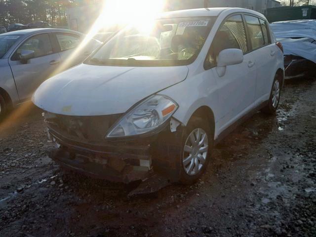 3N1BC1CP8BL477668 - 2011 NISSAN VERSA S WHITE photo 2