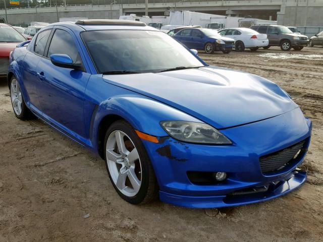 JM1FE17N740128485 - 2004 MAZDA RX8 BLUE photo 1