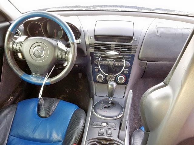 JM1FE17N740128485 - 2004 MAZDA RX8 BLUE photo 9