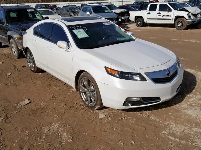 19UUA9F73DA001619 - 2013 ACURA TL ADVANCE WHITE photo 1