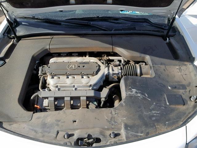 19UUA9F73DA001619 - 2013 ACURA TL ADVANCE WHITE photo 7