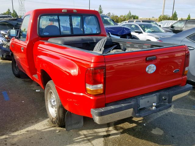 1FTCR10AXVPB21831 - 1997 FORD RANGER RED photo 3