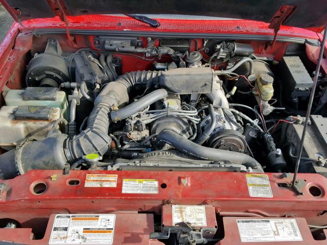 1FTCR10AXVPB21831 - 1997 FORD RANGER RED photo 7