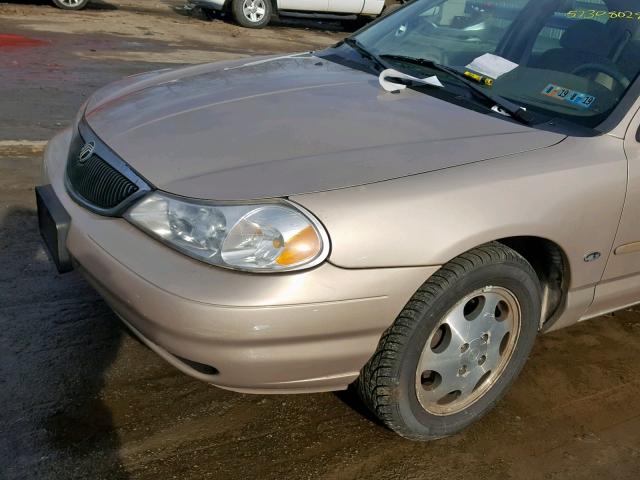 1MEFM6534WK661661 - 1998 MERCURY MYSTIQUE B GOLD photo 9