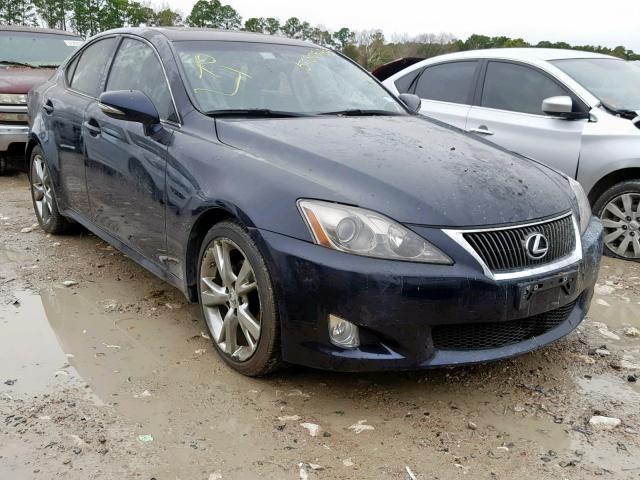 JTHBF5C25A5111258 - 2010 LEXUS IS 250 BLUE photo 1