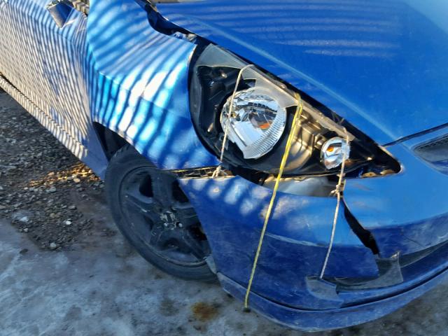 JHMGD37607S819697 - 2007 HONDA FIT S BLUE photo 9