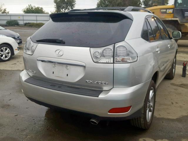 JTJHW31U960028342 - 2006 LEXUS RX 400 SILVER photo 4