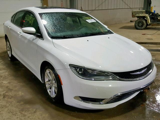 1C3CCCAB8FN559723 - 2015 CHRYSLER 200 LIMITE WHITE photo 1