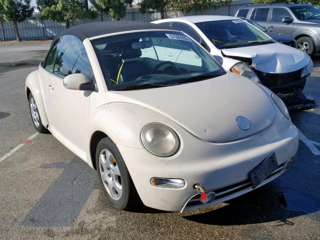 3VWCK21Y03M320196 - 2003 VOLKSWAGEN NEW BEETLE 奶油色 照片 1