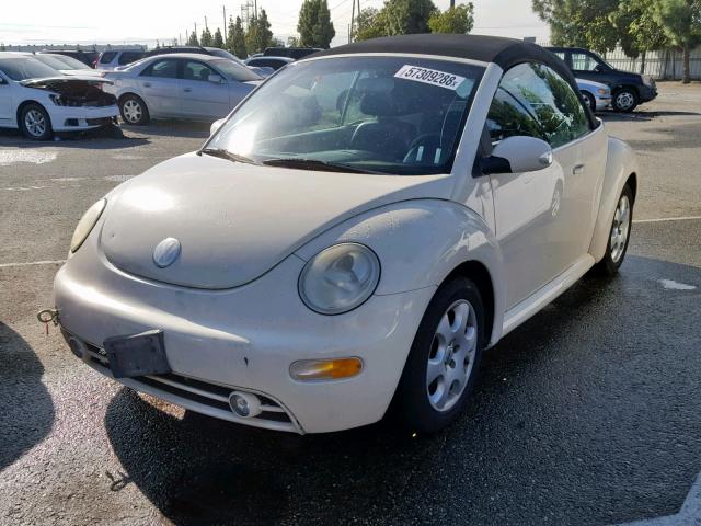 3VWCK21Y03M320196 - 2003 VOLKSWAGEN NEW BEETLE 奶油色 照片 2