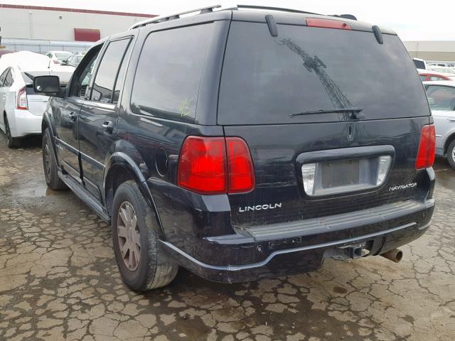 5LMFU28R94LJ26223 - 2004 LINCOLN NAVIGATOR BLACK photo 3
