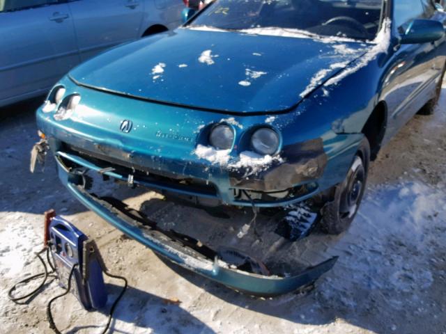 JH4DC2385RS002316 - 1994 ACURA INTEGRA GS GREEN photo 9