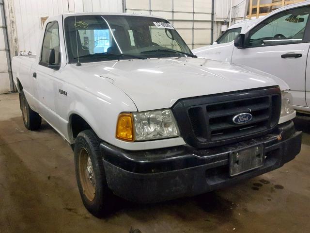 1FTYR10UX4PB05496 - 2004 FORD RANGER WHITE photo 1