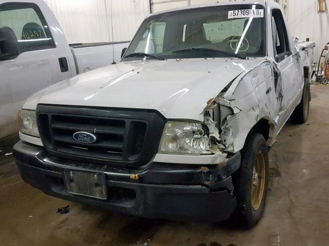 1FTYR10UX4PB05496 - 2004 FORD RANGER WHITE photo 2