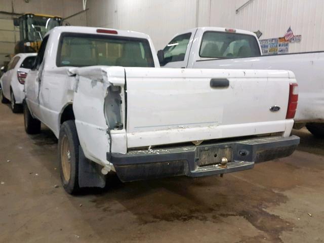 1FTYR10UX4PB05496 - 2004 FORD RANGER WHITE photo 3