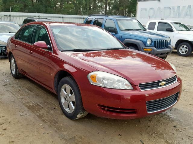 2G1WT55K069287579 - 2006 CHEVROLET IMPALA LT BURGUNDY photo 1